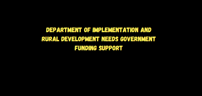 DRID needs govt funding support